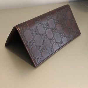 Gucci checkbook holder/wallet
